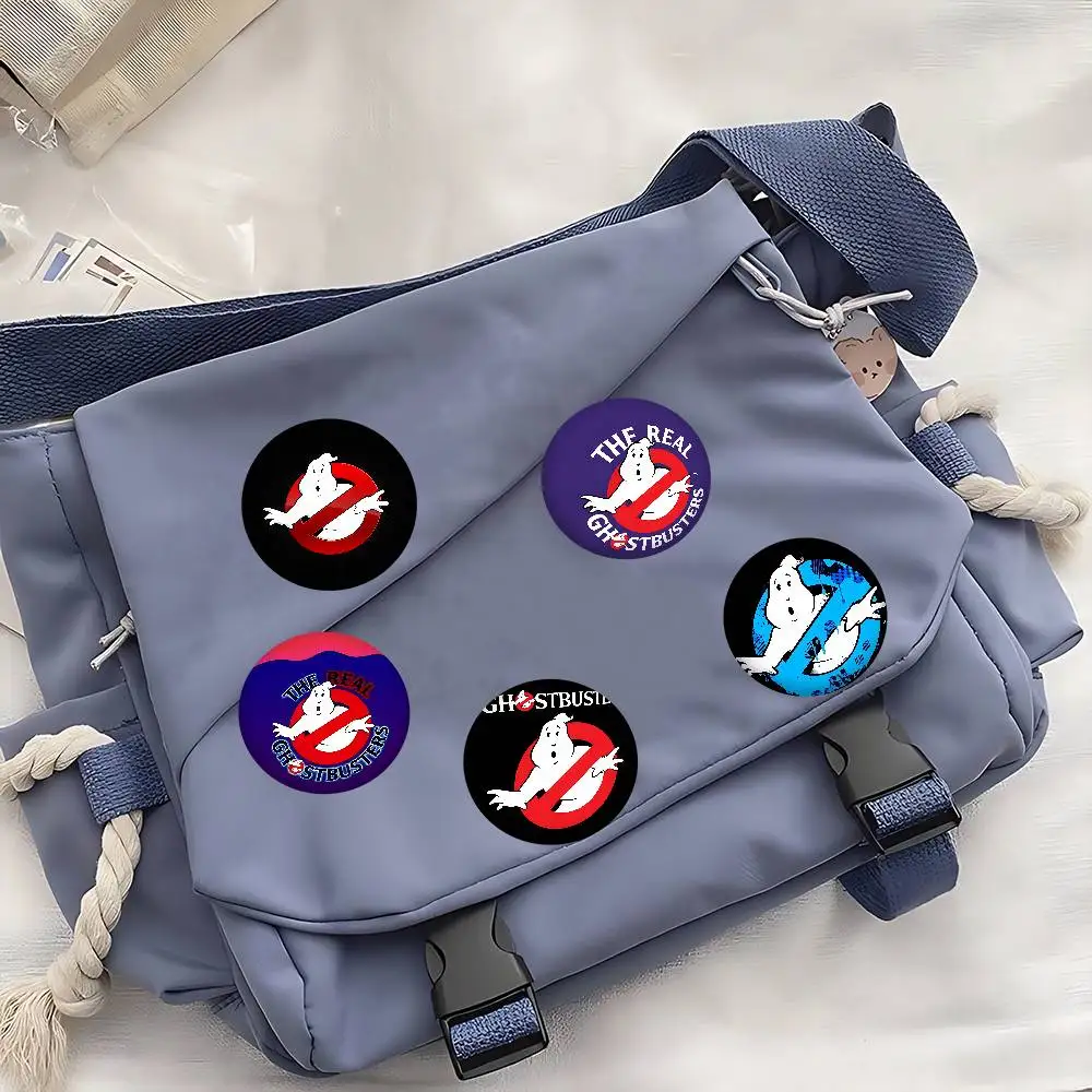 Ghostbusters شعار جولة زر دبابيس شعار دبابيس الإبداعية على ظهره الملابس الديكور الأزياء الكرتون مجوهرات هدايا #1