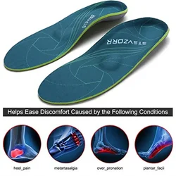 Plantar Fasciitis Flat Feet Arch Support Orthopedic Insoles,Men Women Heel Pain Orthotics Insoles Sneakers Shoe Inserts