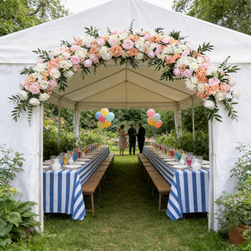 

Новая трансграничная композиция из искусственных цветов для арок: идеально для свадеб, дней рождения, декора дома, отелей и актовых залов