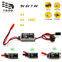4A 6A 8A UBEC 5V 6V 7.4V BEC Voltage Stabilizer Switch Mode for RC Car Fix-Wing Airplane Racing Drone FPV Battery Accessories