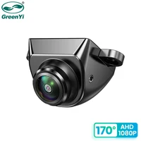 GreenYi AHD 1920x1080P Cámara de visión trasera de coche Full HD Visión nocturna 170 °   Lente ojo de pez Cámara delantera de marcha atrás para vehículo C999