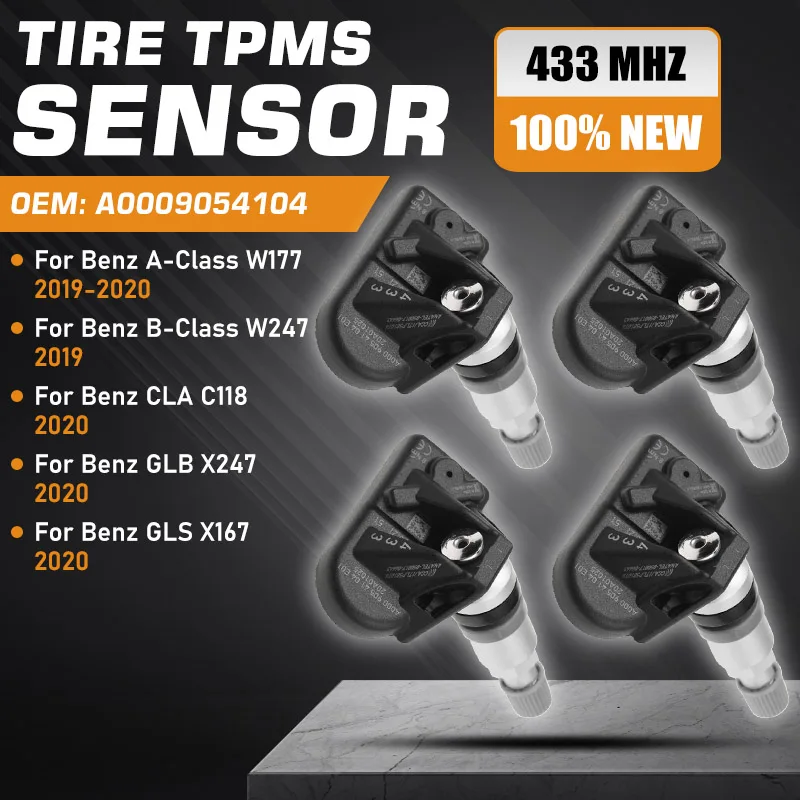 

Tire Pressure Sensor For Mercedes-Benz A-Class W177 2019-2020 TPMS Mercedes-Benz B W247 2019 Mercedes-Benz GLB X247 GLS CLA 2020