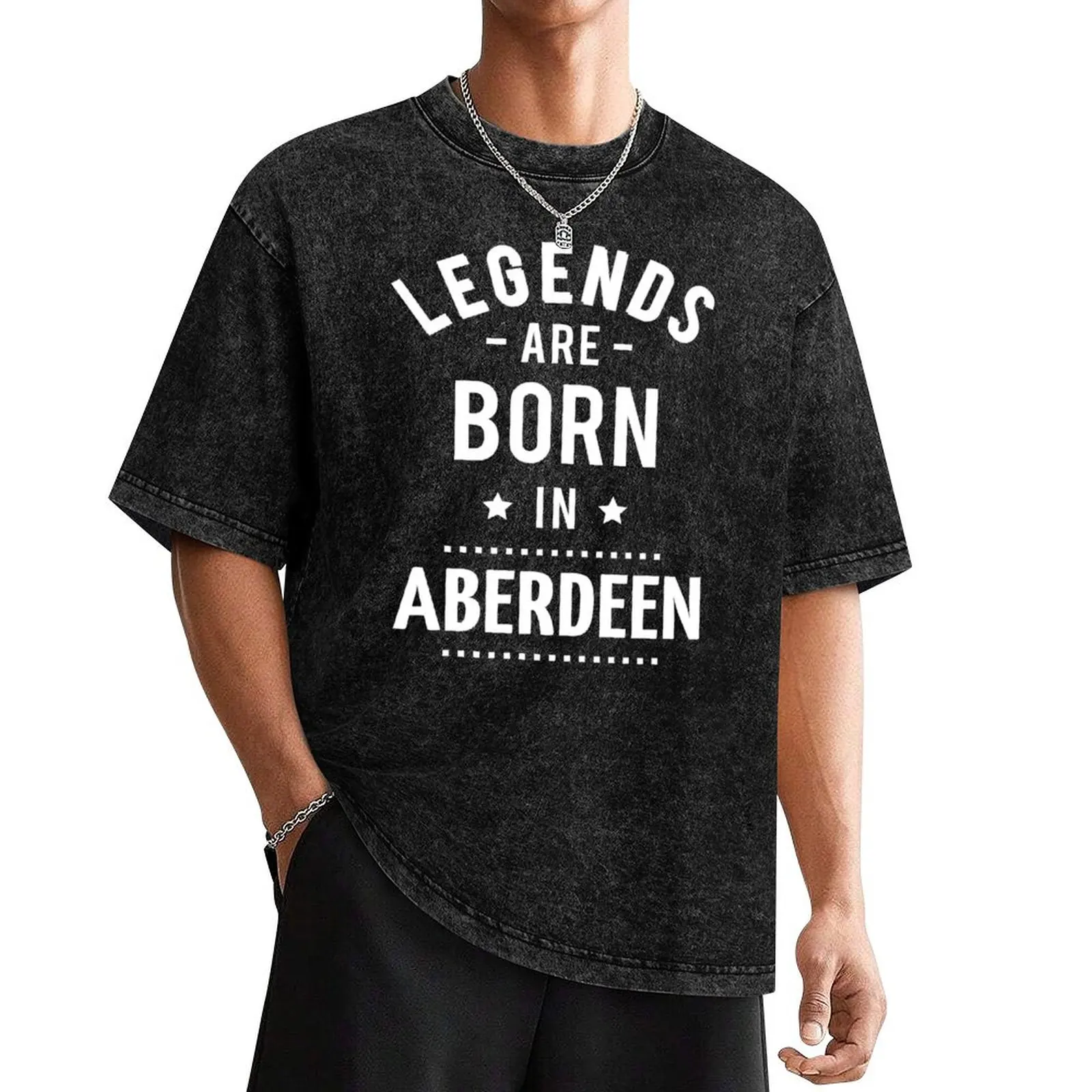 

Legends Are Born In Aberdeen T-Shirt affliction shirts customs blue archive mens clothes