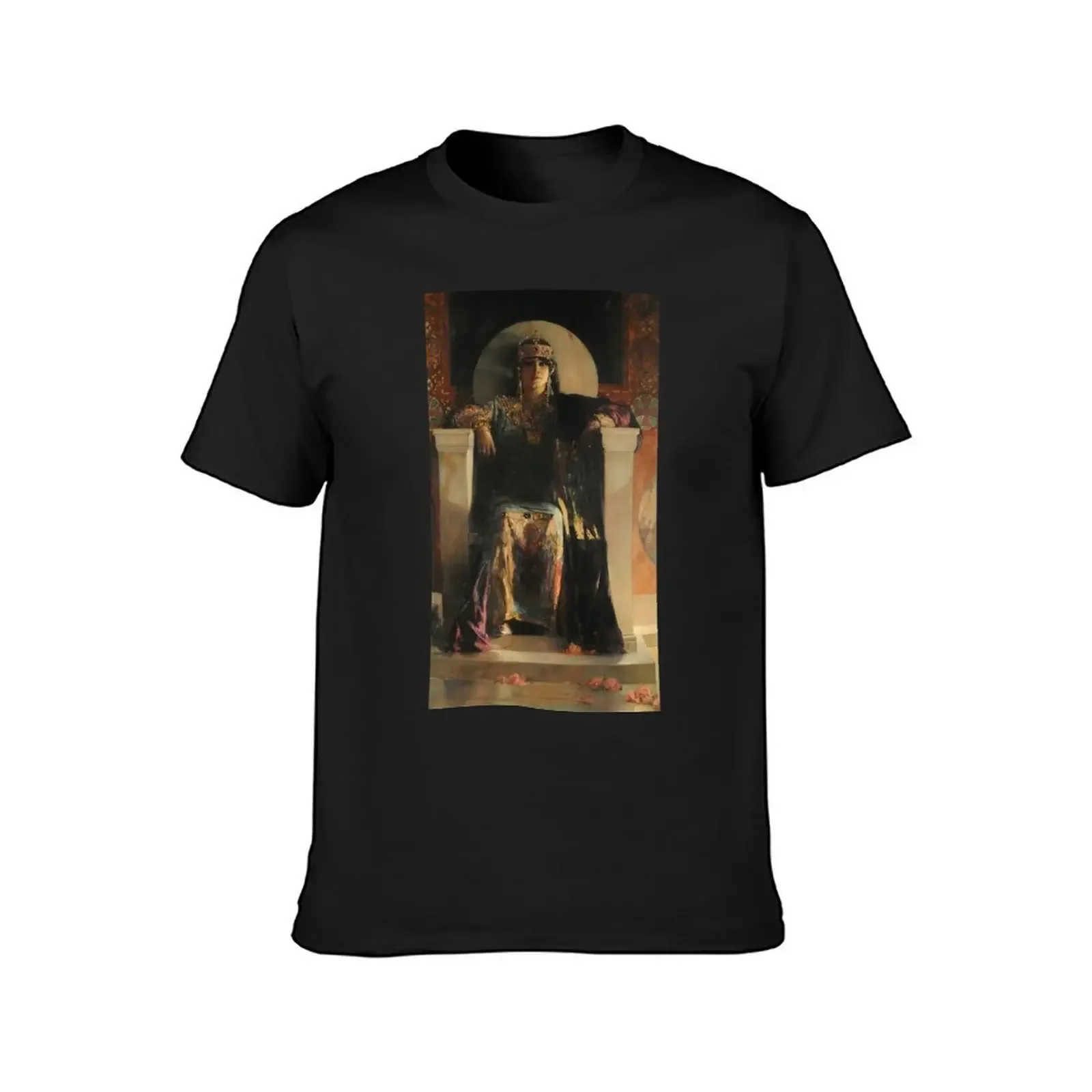 Saint Empress Theodora Enthroned-Jean Joseph Benjamin-Constant T-Shirt new edition anime figures slim fit t shirts for men