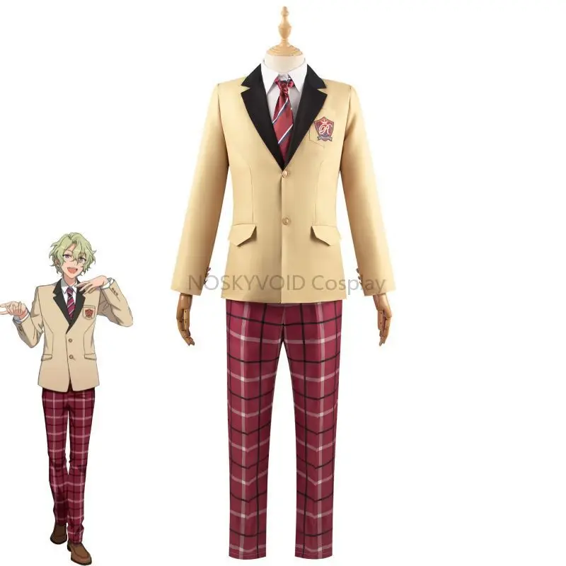 

Ensemble Stars Eve Tomoe Hiyori Cosplay Costume Sazanami Jun School Uniforms Halloween Party Virtual Idol Clothing