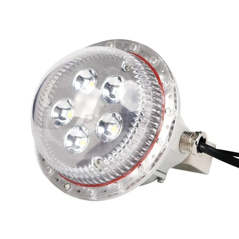 Luz de canal de iluminación de emergencia a prueba de explosiones montada en el techo de aluminio fundido LED