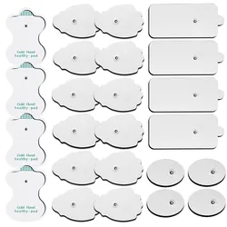 Electrostimulation Patch EMS Electrode Muscle Stimulator Pads For Acupuncture Physiotherapy Tens Machine Conductive Gel Reusable
