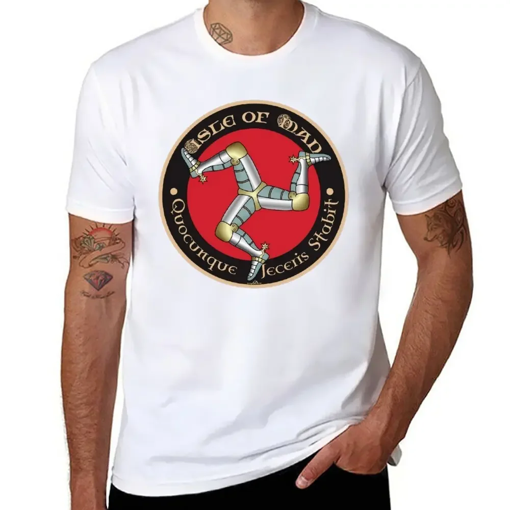 Move Tshirt Hot Sale Humor Graphic Fitness Eur Size ISLE Of MAN ELLAN VANNIN TT Racing UK Stick Fresh T-shirt harajuku