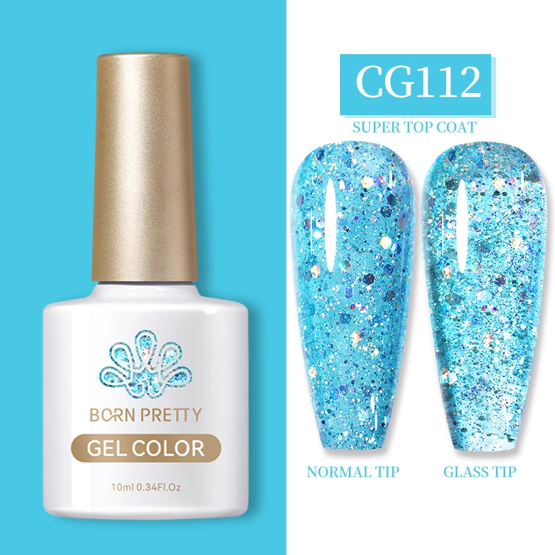 BORN PRETTY 10 ml Basisgel Super Top Coat Maniküre Matte Top Coat Semi Permanent Soak Off UV Gel Lack