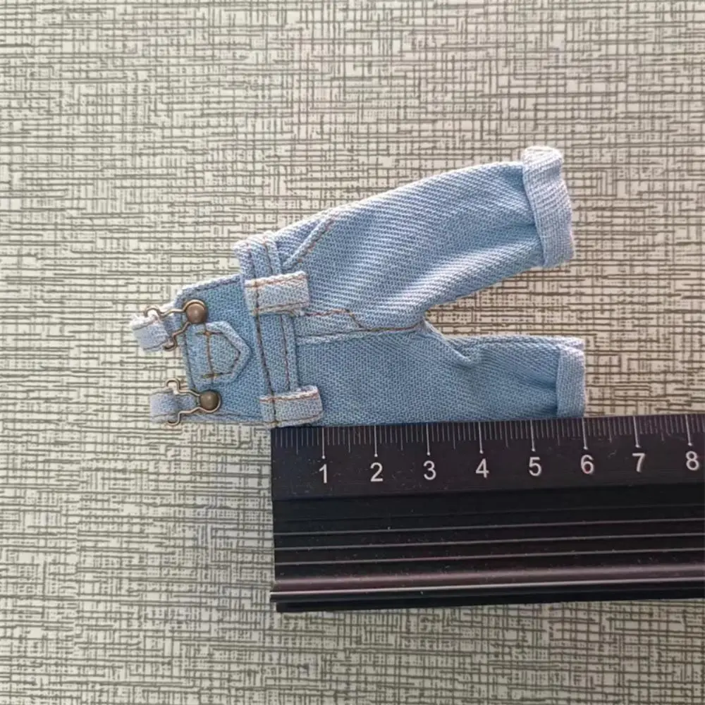 Fashion Trousers Doll Denim Pants Casual Wears Playing House Obitsu11 Overalls Mini Dress Up Doll Clothes Girls Toy