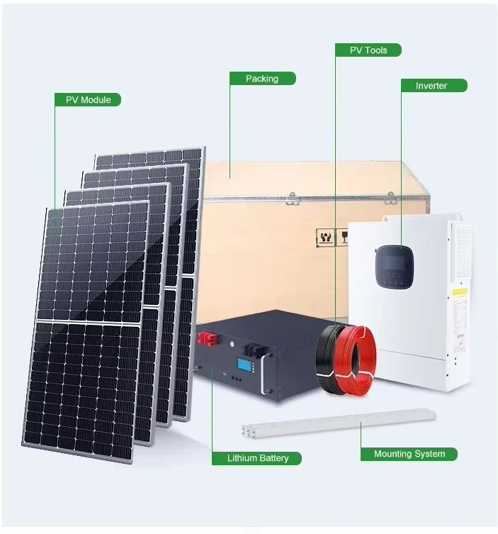 10Kw complete off-grid inverter solar PV system 10000w 24-hour CE/TUV for certified lithium-ion battery 10kw solar panels