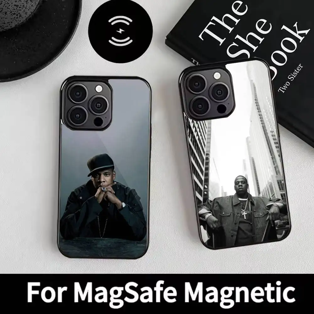 

Rapper JAY-Z Phone Case For iPhone 17,16,15,14,13,12,Plus,Pro,Max for Magsafe Magnetic Wireless Charging