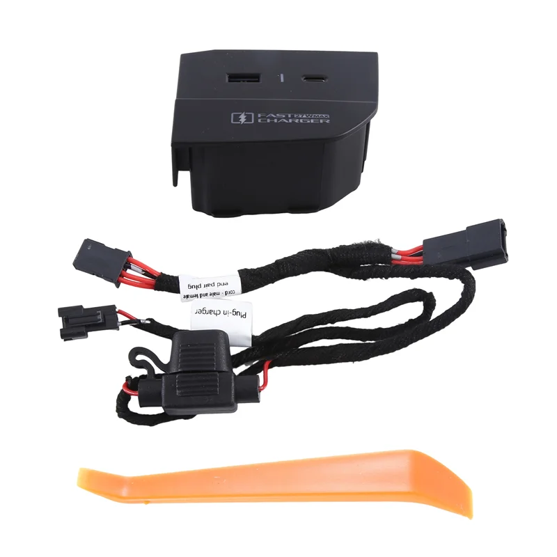 

Новое поступление, 1 шт., автомобильное 27 Вт, USB Type C, лоток для быстрой зарядки телефона, коробка для хранения, детали, аксессуары для BMW 2 3 4 серии 2021-2023