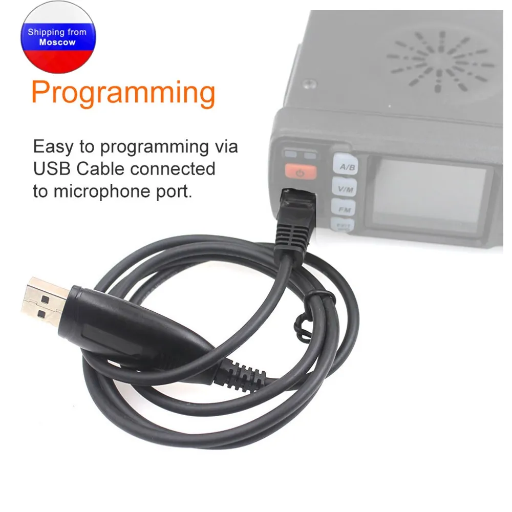 Original USB Programming Cable for  BJ-218 BJ-318 Walkie Talkie Mini Mobile Radio BJ218 BJ318