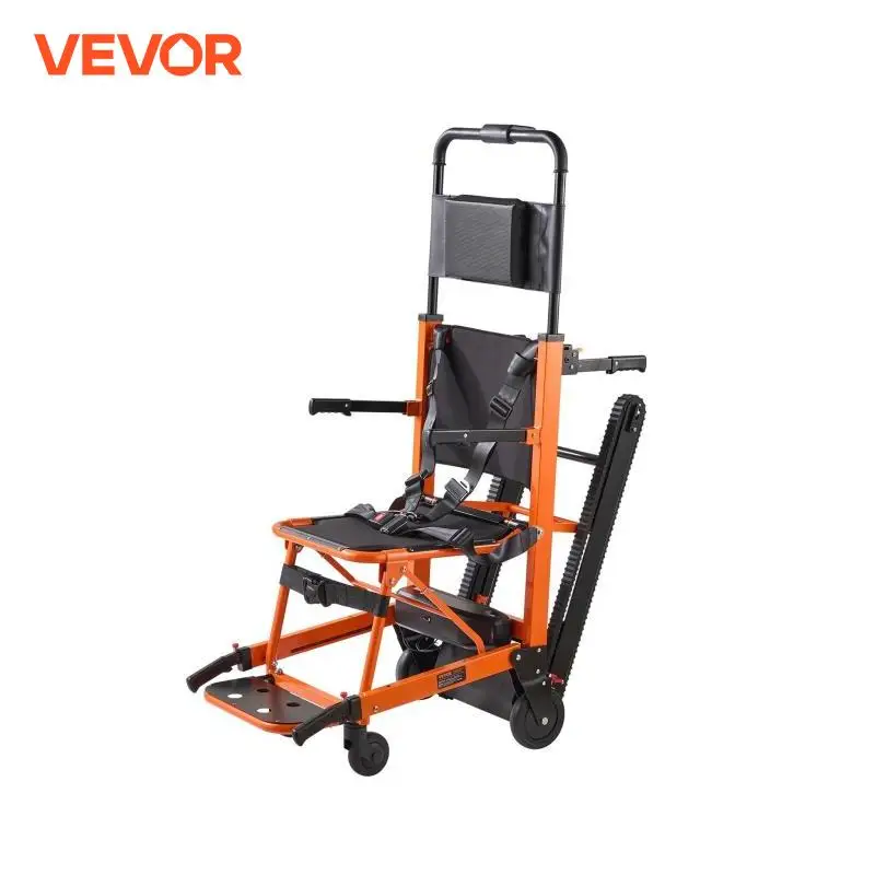 VEVOR 450 lbs Electric Stair Climbing Chair Foldable Emergency Stair Lift Wheelchair with Battery Operated for Elderly Disabled