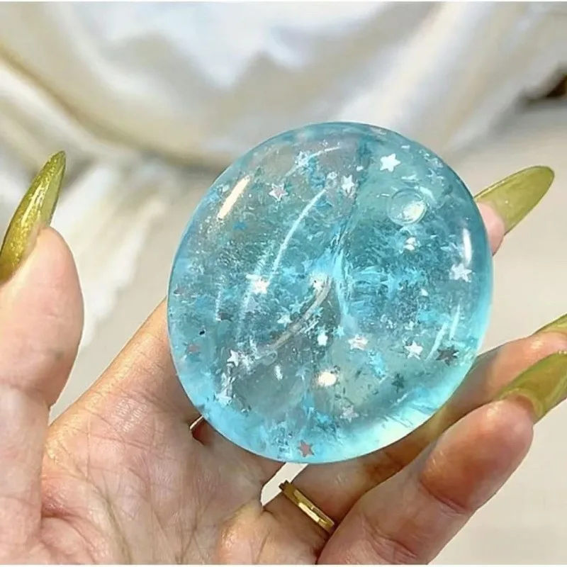 타바 컬러풀 스퀴시 스타 스트레스 볼 감각 장난감 느린 상승 불안 완화용 스퀴즈 릴렉스 선물 성인 및 어린이용