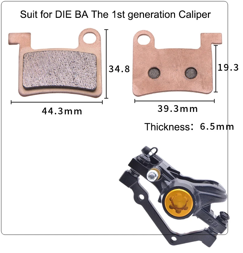 10 Pair Electric Bicycle Disc Brake Pads Semi-metal Metal E-Bike Brake Pads for DIEBA XOD Elida Suzuki Folding Lithium Battery