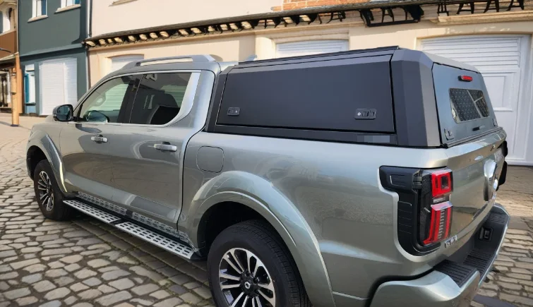 Venda quente de alumínio captador hardtop dossel para toyota hilux gwm poer dossel à prova dwaterproof água certificado caminhão topper camper boné tacoma