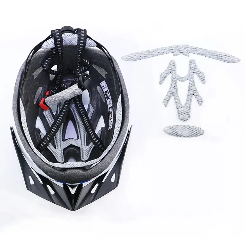 Cycling Helmet Comfort Lining Lightweight Fiber Texture Helmet Adult Mountain Bike Cycling Equipment