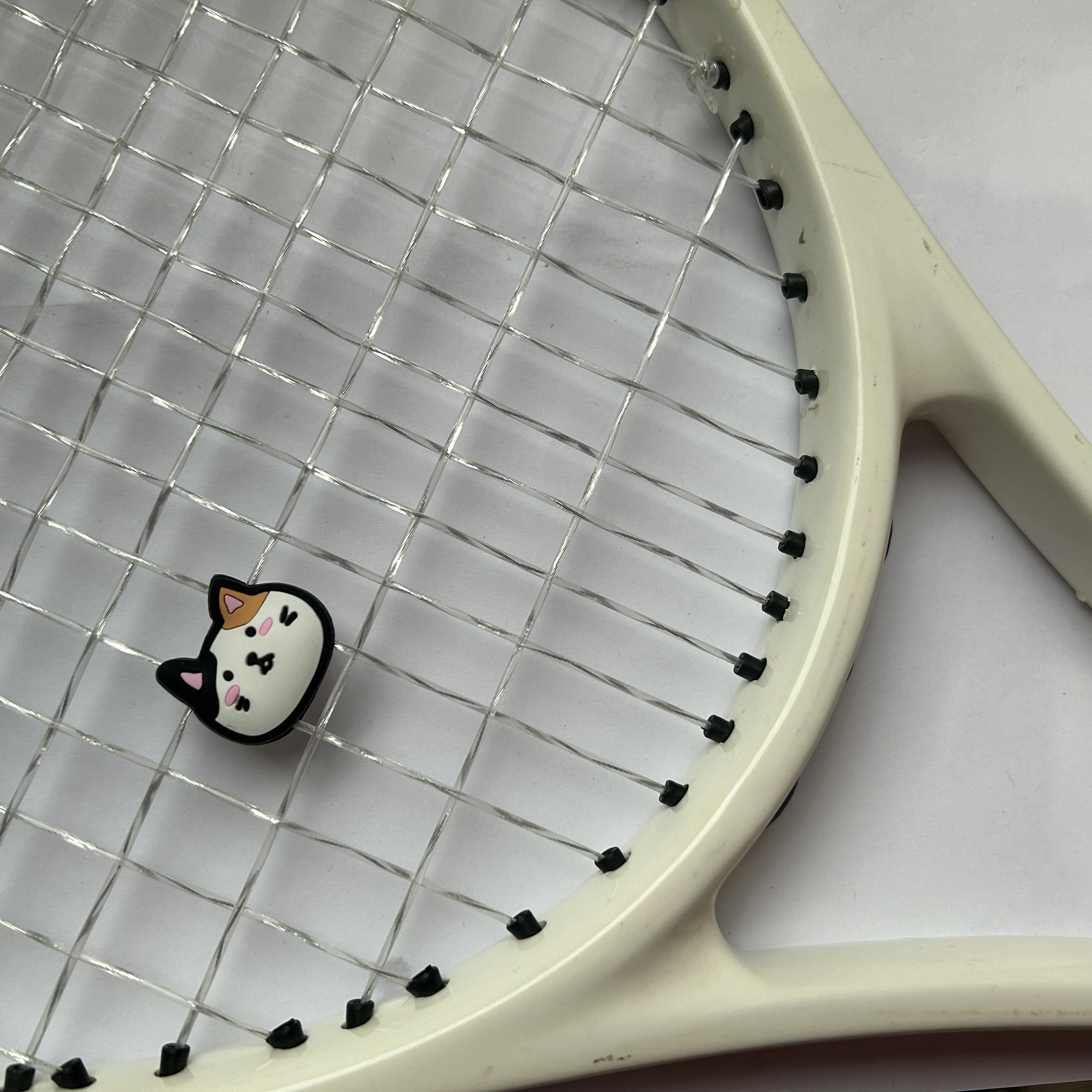 8PCS NEW 2024 Cartoon Kittens Tennis Racket Vibration Dampeners Tennis Racquet