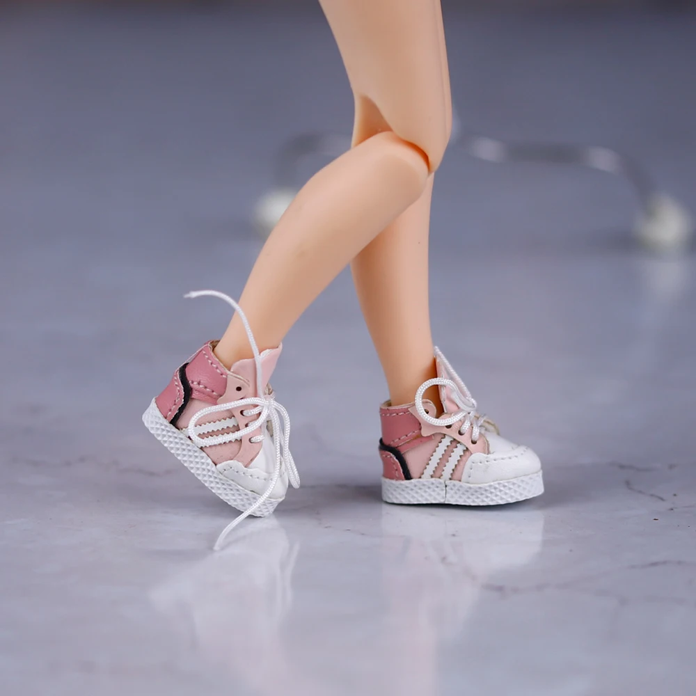 bltyh 1/6 poppenschoenen sport casual stijl konijn ontwerp geschikt voor BJD 30cm pop speelgoed en geschenken