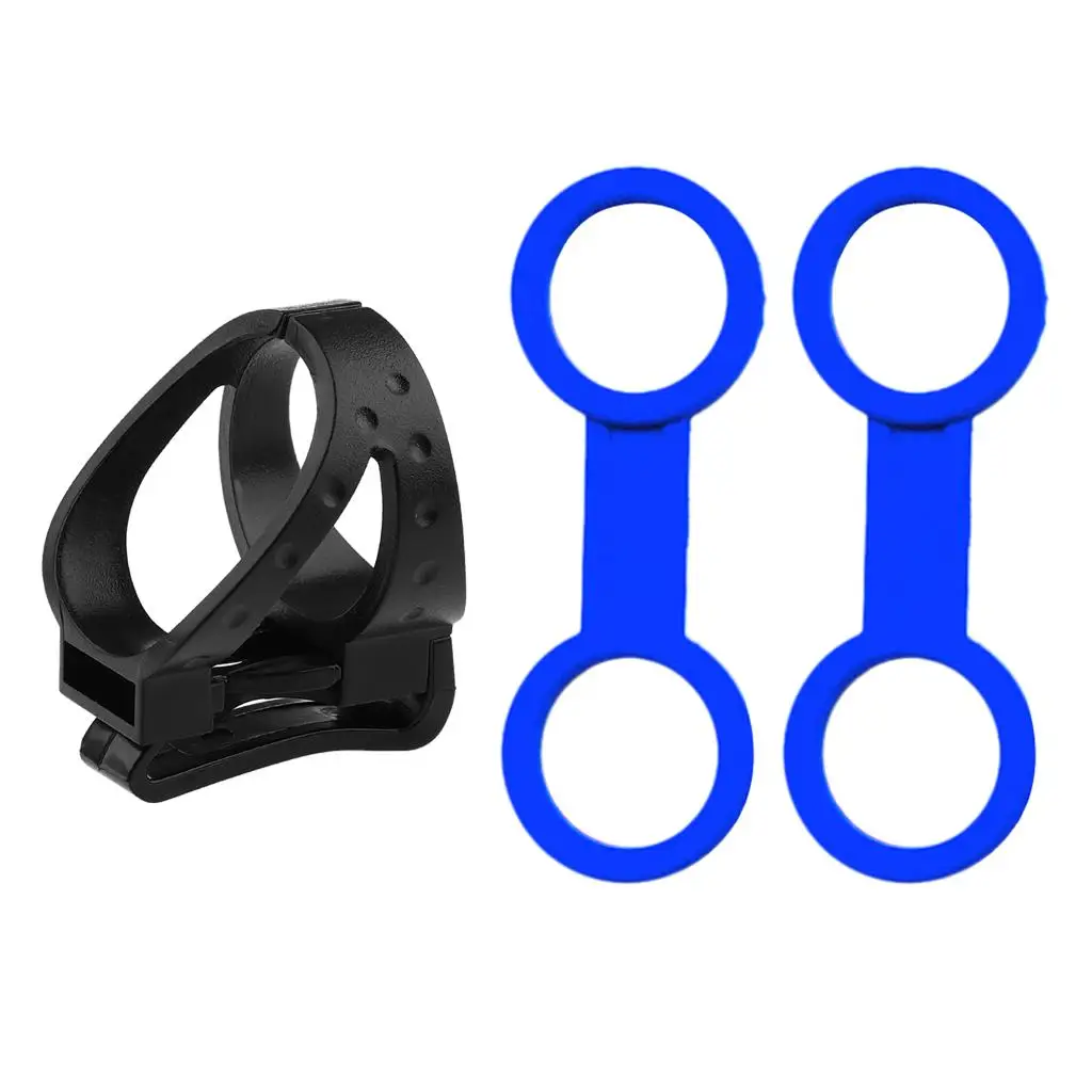 3pcs/set Universal Scuba Diving Silicone Mask Snorkel Keeper Clip Holder Retainer - Dive Accessories