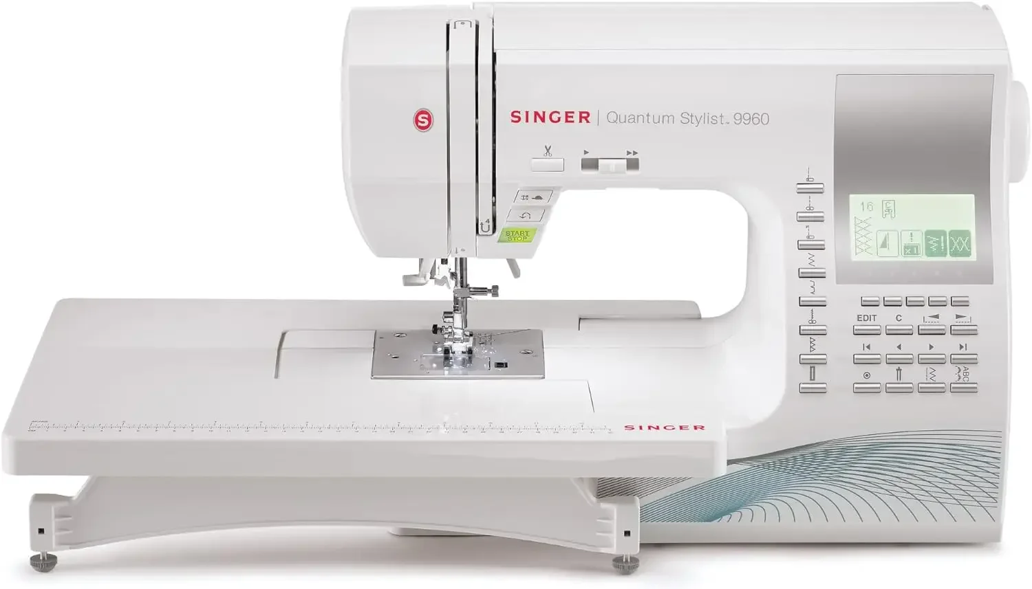 SINGER | 9960 Sewing & Quilting Machine With Accessory Kit, Extension Table - 1,172 Stitch Applications & Electronic Auto Pilot