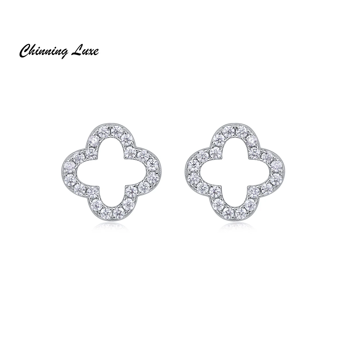Chainning Luxe Newest S925 Sterling Silver Full Moissanite Earrings Hot Sell Passed Diamond Tester For Women Jewelry Gifts 2026