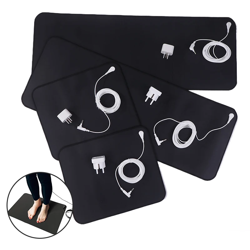 Tappetino di messa a terra per il sonno Sollievo dal dolore energetico Infiammazione Equilibrio Benessere Terapia conngata alla terra per tappeto conduttivo di messa a terra