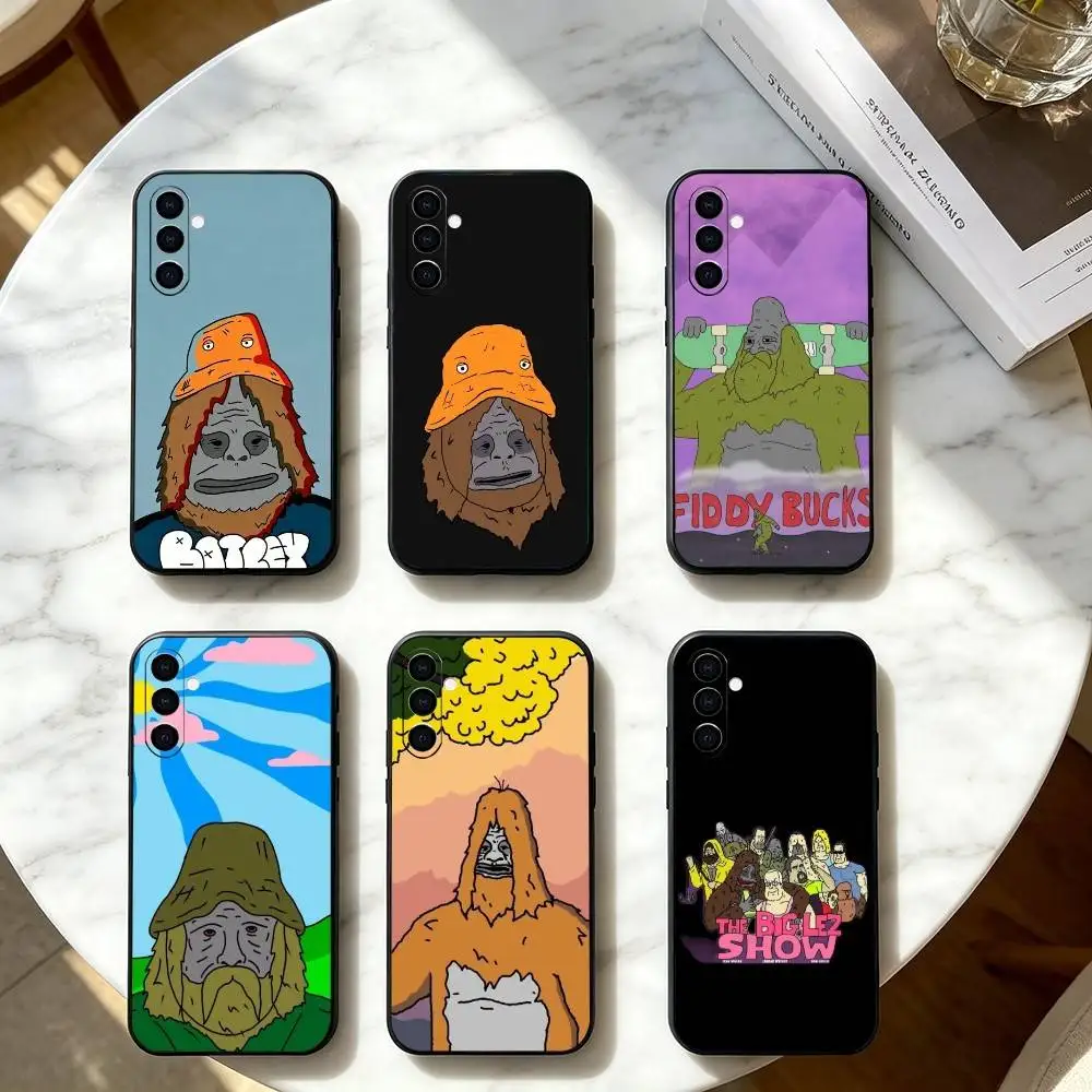 Funda de teléfono con estampado Sass Mate Kooky T-The Big L-Lez Show para Samsung Galaxy A73,A72,A71,A70,A53,A52,A51, otras fundas negras suaves