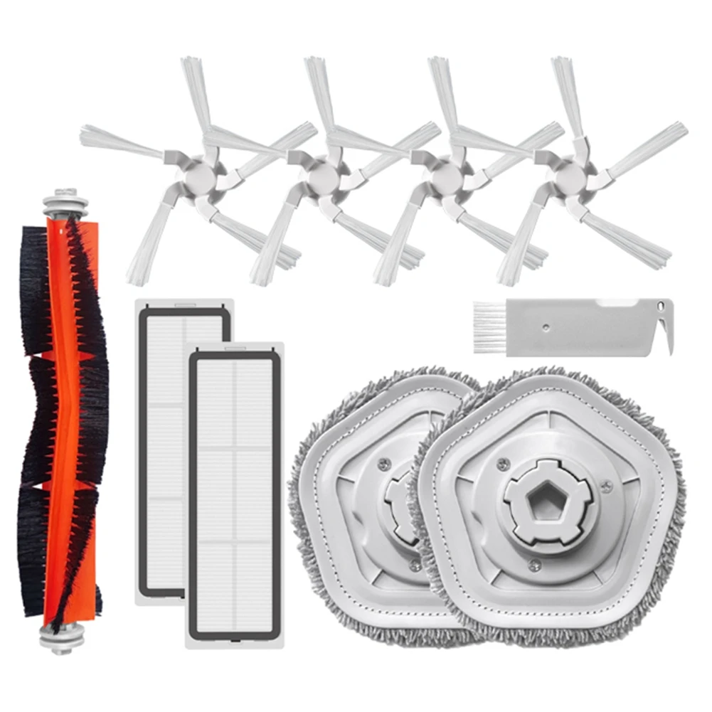 สําหรับ Dreame Bot W10 W10Pro เครื่องดูดฝุ่น, แปรงด้านข้างหลัก, แผ่นกรอง HEPA, อะไหล่ผ้าซับ