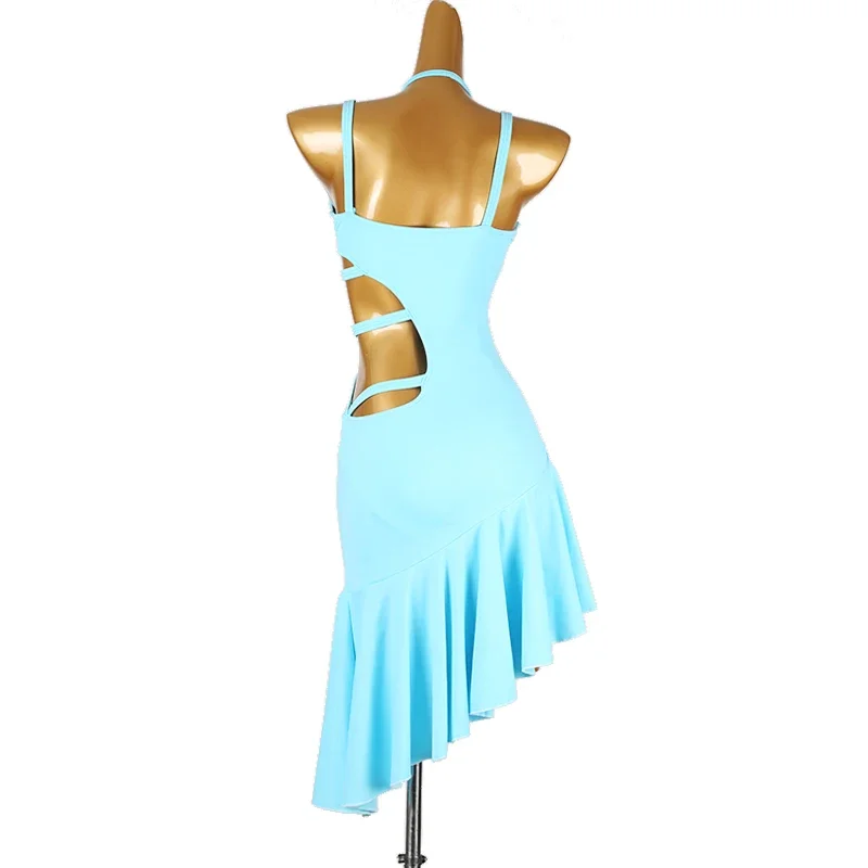 فستان السالسا للرقص اللاتيني الجديد لعام 2025 أزياء رومبا للرقص أزياء مثيرة للحفلات والممارسة #1