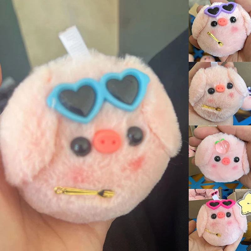 LLavero de muñeco de peluche de cerdo para niños, chirriante juguete de dibujos animados, colgante de bolsa, llavero de muñeca suave, mochila, bolsa de coche, decoración colgante, regalo para niños