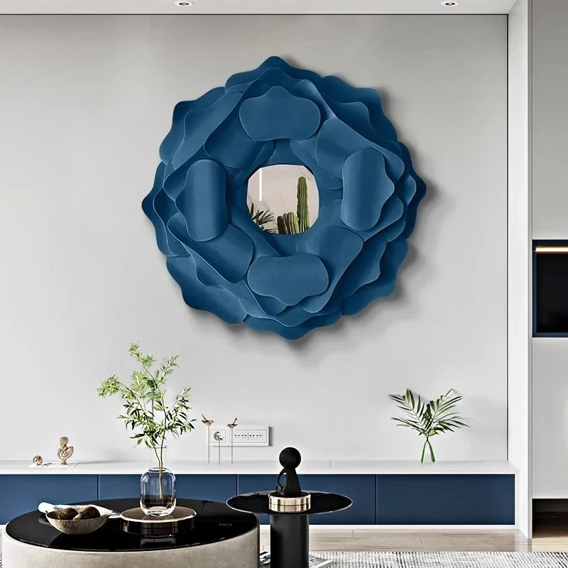 

Modern Nordic Mirror Wall Hanging Living Room Decoration Mirror Art Korean Style Funky Luxury Irregular Espelhos Home Products