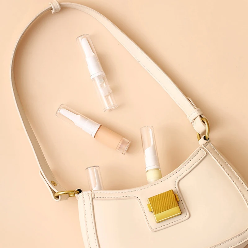 Vendita calda 5ml Trasparente Airless Pompa per vuoto Bottiglia Cosmetica Crema per gli occhi Dispenser da viaggio Contenitori riutilizzabili Shampoo Articoli da toeletta