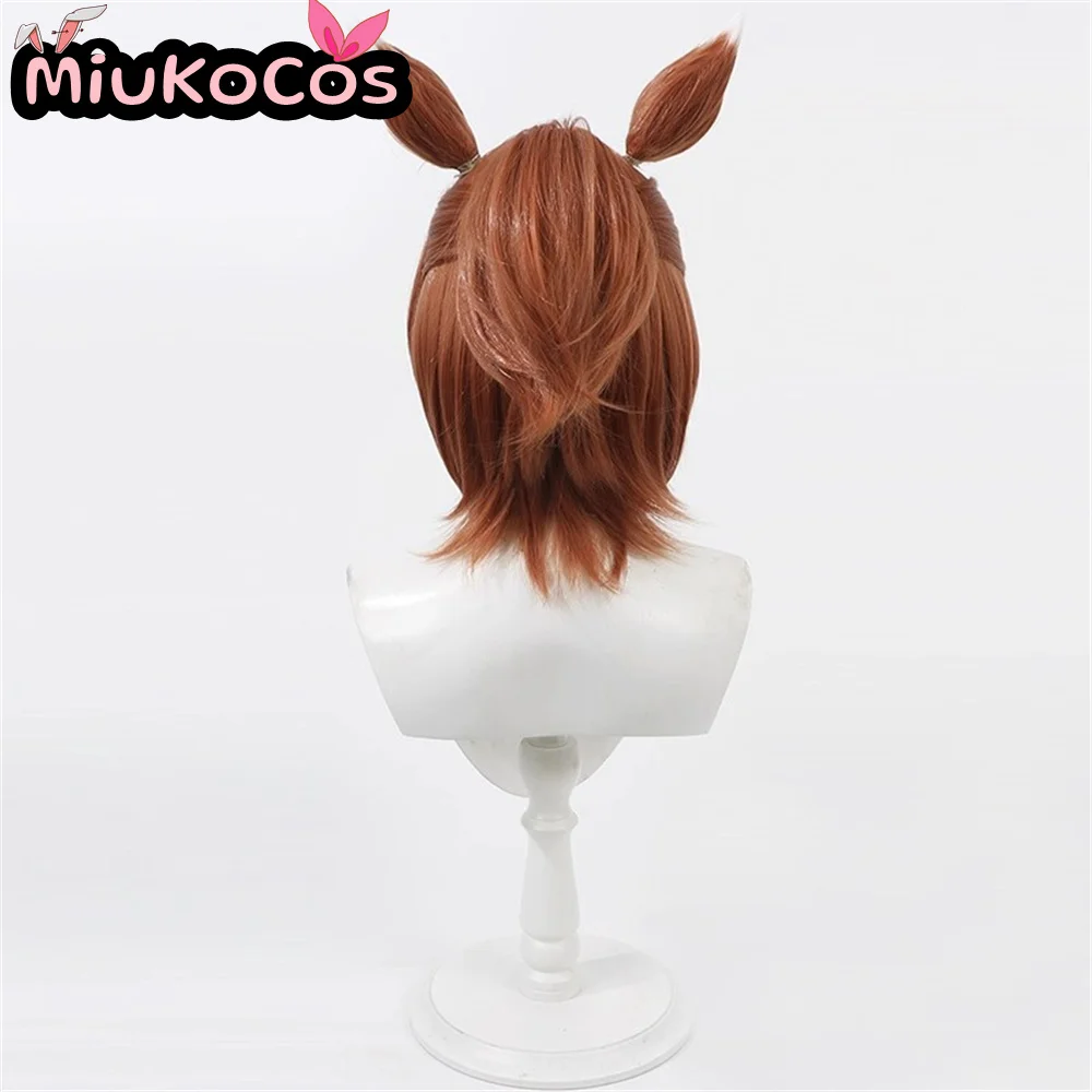 متوفر في المخزون يا إينو موتكي باروكة كوسبلاي مع آذان وذيل لعبة ميوكو كوسبلاي Umamusume: كوسبلاي ديربي جميل