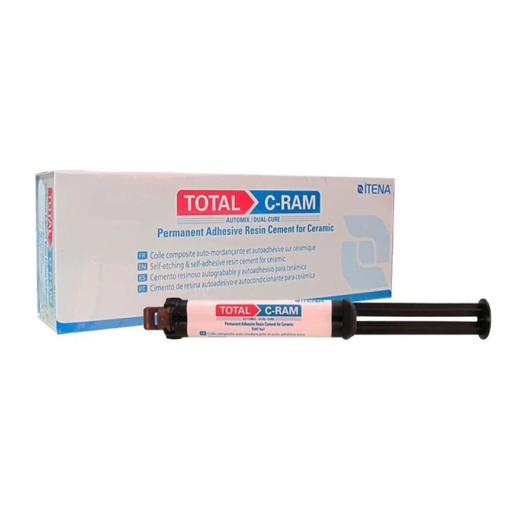 Dentistry Material Itena Total C Ram France Permanent Dental Cement For Veneer Ceramic Teeth Crown Resin Self Adhesive Dual Cure