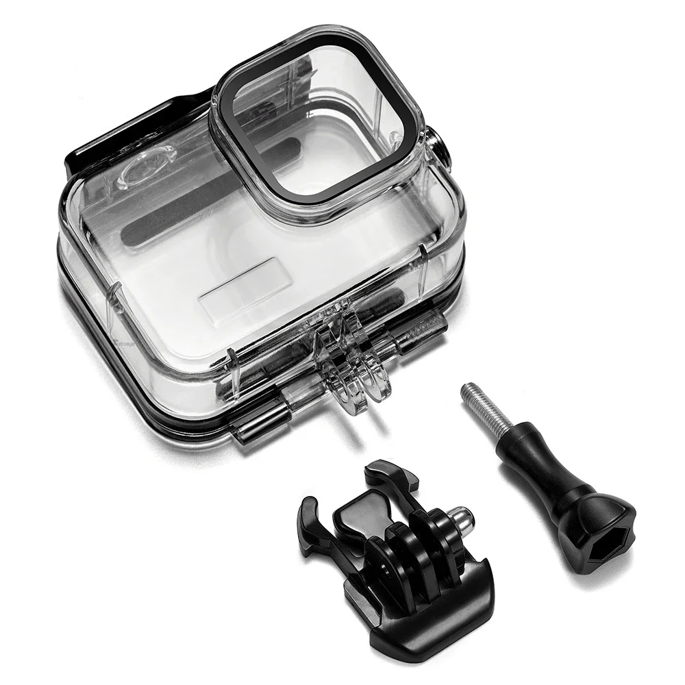 GoPro Hero 12 11 10 9 Black Waterproof Case Housing Diving Protective Underwater Dive Cover 60M For Go Pro Accessories