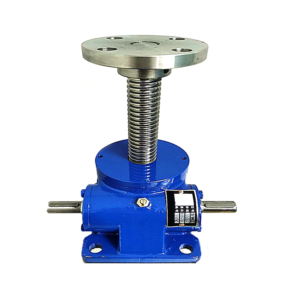 

SWL Flange Type Screw Jack Bottle Driven Lift Table Mechanism Worm Screw