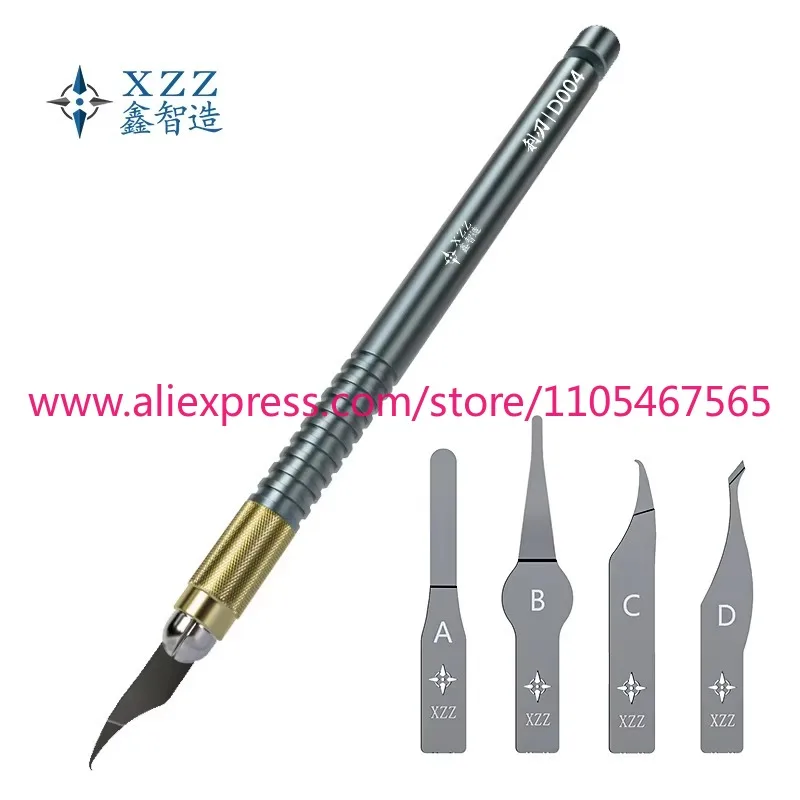 1Pcs XZZ D004 glue removal knife steel blade for mobile phone main board IC chip NAND hard disk pry blade