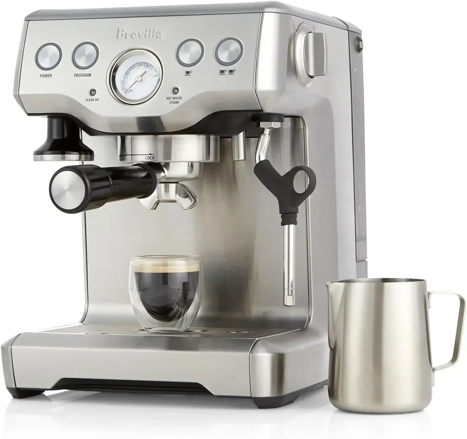 Infuser Espresso Machine BES840XL, Brushed Stainless Steel