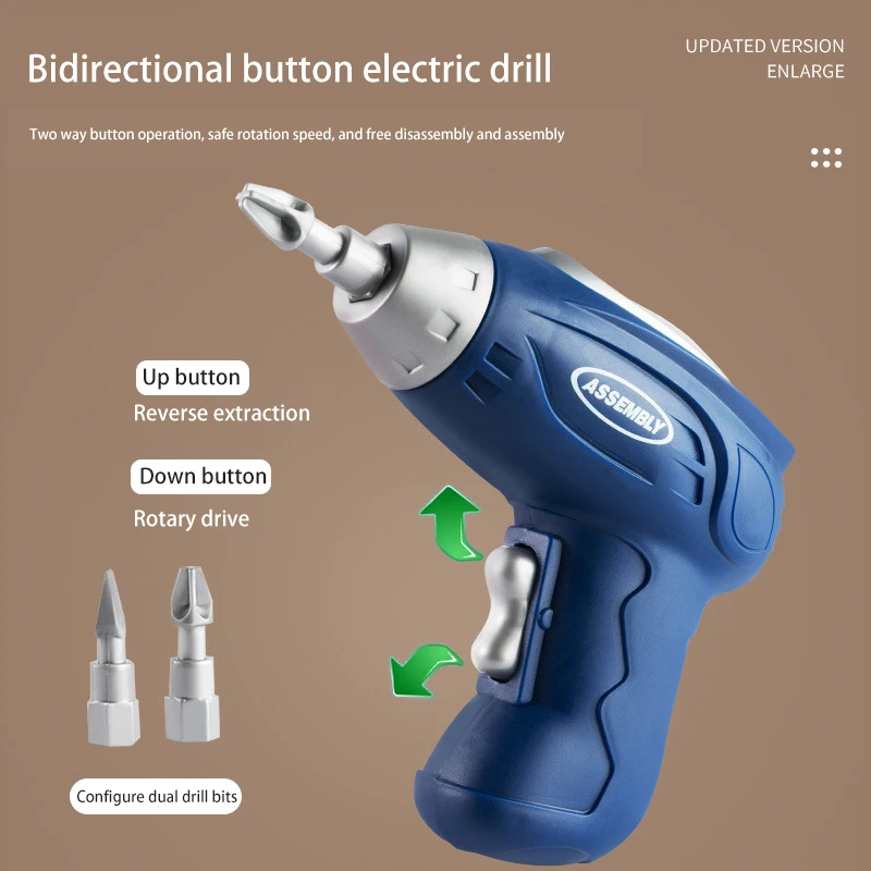 Kinder Pretend Spielen Elektrische Schraube Simulation Wartung Toolbox DIY Spielzeug Kits Kinder Lernspiele Werkzeug Box Spielzeug Geschenke