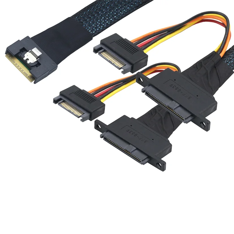 

Top-PCI-E Cable CI-E Slimline SAS Inclusive Scoop-Proof Anti-Misplug 0.5M Server Connection Cable