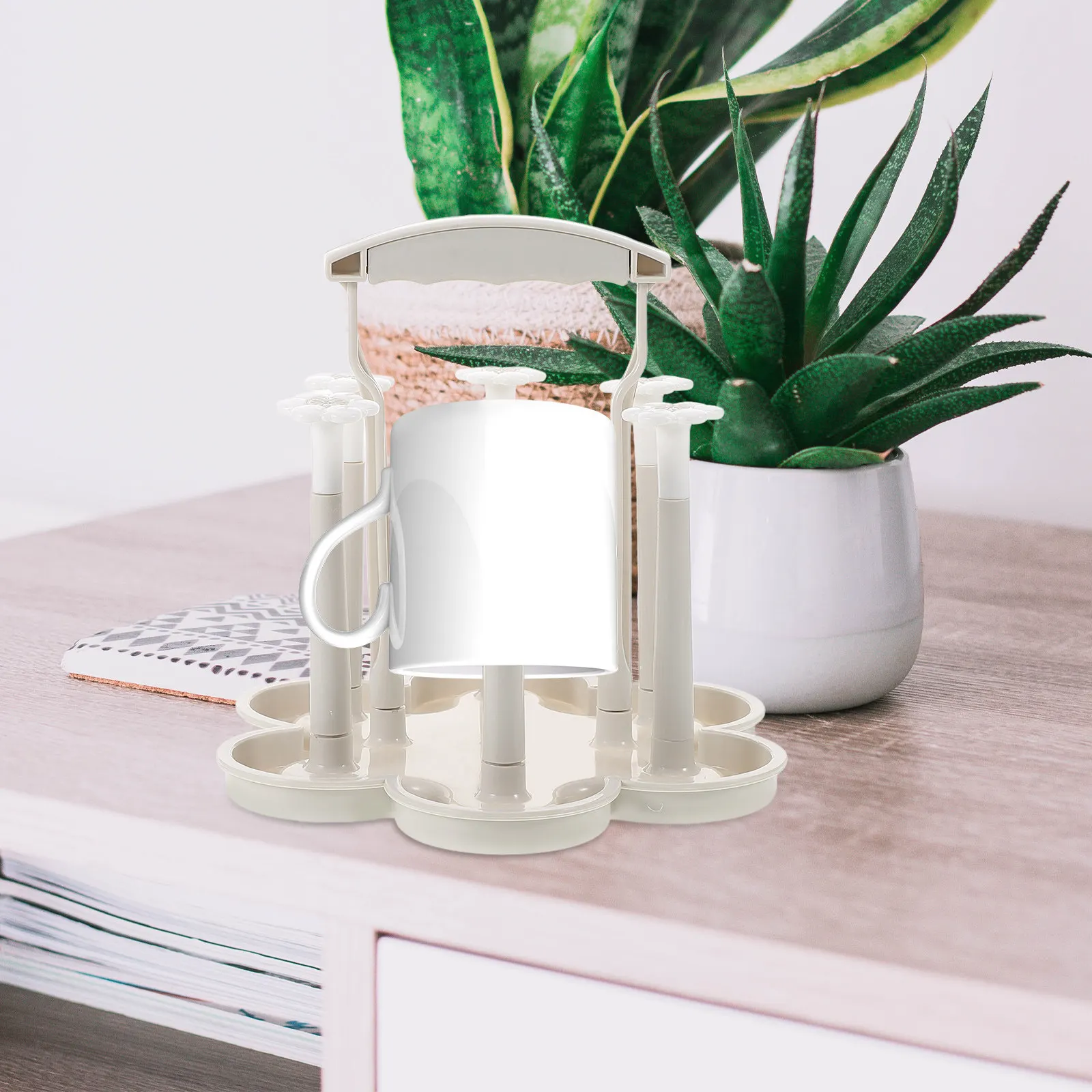 

Compact Baby Bottle Drying Rack Holder for Countertop Space Saving Design Fits Bottles Cups Sterilizer Accessories Drain Rack