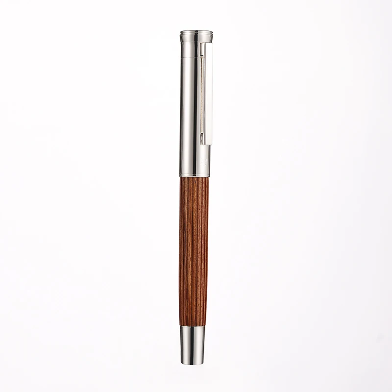 

New Smooth Hongdian 1866 Wood 35# Nib Fountain Pen Writing Ink Pen Long Knife Nib School Office Supplies Gift Pens
