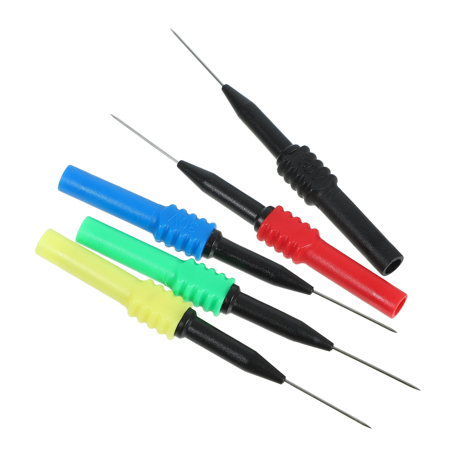5pcs Circuit Test Needle Non-Destructive Multimeter Probe Kit For Automotive Diy Electrical Testing Tools Meter Probes