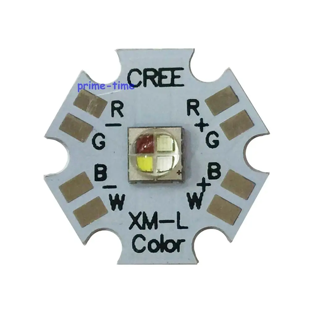 5 шт., XML5050 RGBW RGBWW RGB + Холодный/теплый белый свет, 12 Вт, 4 чипа, фотоэмиттерная лампа, установленная на 20 мм звездной печатной плате для сцены