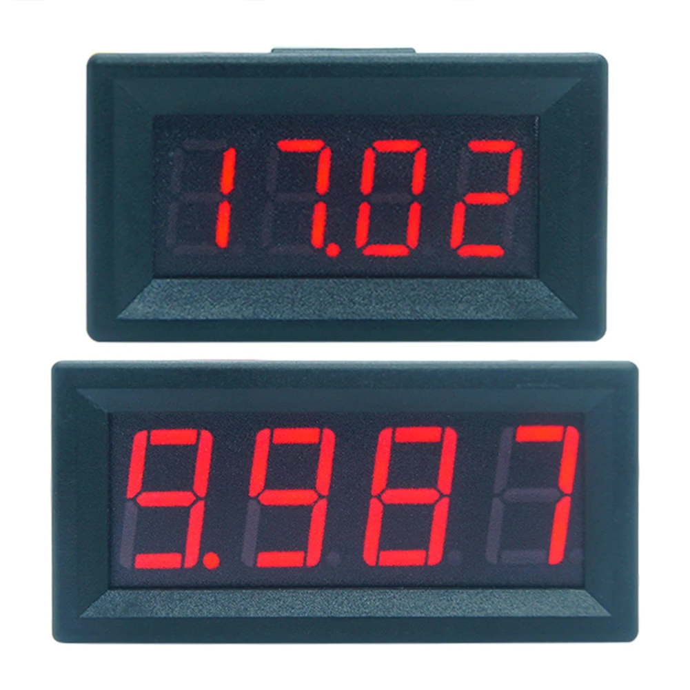 Mini Digital LED Display 4 Bits 0-100V Voltmeter Panel Volt Voltage Meter