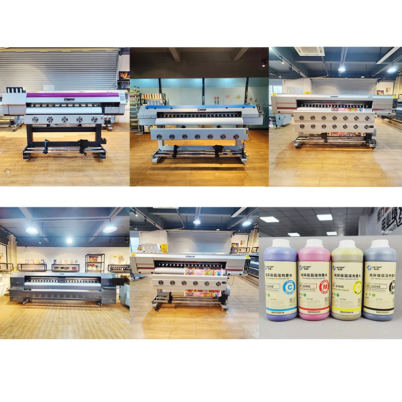New LETOP Factory XP600 I3200 Roll To Roll Large Wide Format Banner Printer Vinyl Sticker Small Digital Eco Solvent Inkjet Print