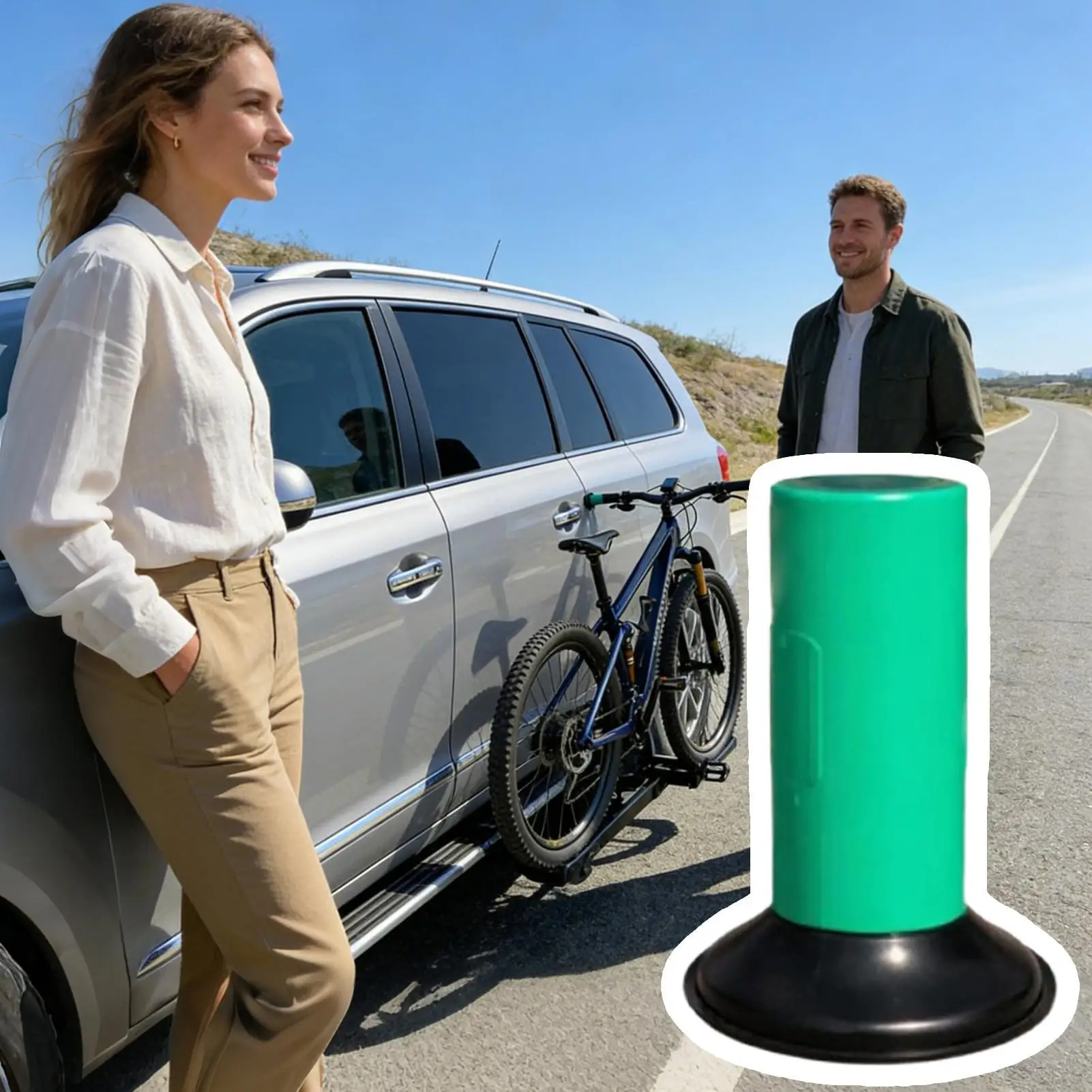 

Велокрепление на фаркоп без повреждений, с креплением на присосках, для прицепов, седанов, внедорожников, автодомов, автомобилей, для дорожного велоспорта